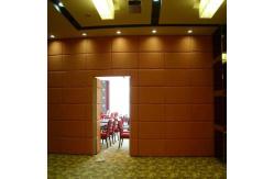 China Interior Commercial Folding Movable Wooden Partition Wall Panel Width 1230 mm supplier