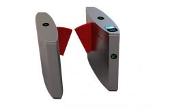China IP54 BLDC Motor Retractable Flap Turnstile Grade Metro Entry DC24V 3s supplier