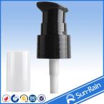 Black Plastic Cosmetic Lotion Bottle Pump / Treatment Pump with overcap for sale