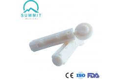 China Gentle Twist Cap Lancet For Glucose Testing 32 Gauge Ivory supplier