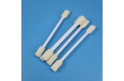 China Lint Free Double Rectangle Head Cleanroom Foam Swab For Printer Cleaning supplier