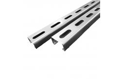 China Customizable Lightweight Aluminium Slotted Channel C Shaped Section supplier