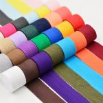Herribone Design Cotton Ribbon Purple Orange Cotton Twill Tape for sale