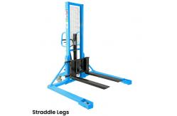 China Straddle Hand Pallet Stacker  , Manual Platform Stacker 1000kg supplier