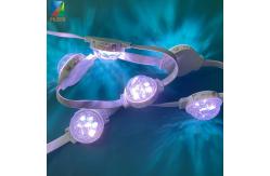China 50mm Ip67 LED Point Light , Pixel Rgb Light With Diamond PC Cover supplier
