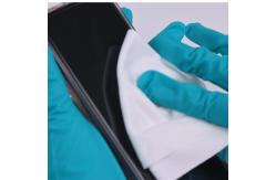 China Continuous Filament Polyester Knit Wipes Pre Wetted 100% Polyester Cleanroom Wipes supplier
