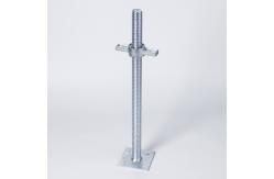 China 34mm Solid Q235 Scaffolding Jack Base Adjustable supplier