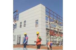 China Prefab Steel Structure Warehouse with H Frame and Sandwich Panels supplier
