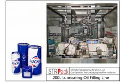 China 200L Lubricating Oil Lotion Bottle Filling Machine Automatic High Performance supplier