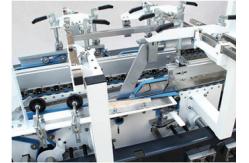 China Automatic High Speed Folder Gluer Machine 1100mm Blank Width 7.6T Net Weight supplier