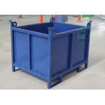 Warehouse Rigid Steel Pallet Stillage Cage Stackable ISO9001 Certificated for sale