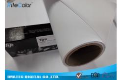 China Latex Ink Printing Matte Polyester Canvas 260GSM Brighter White Surface No Cracking supplier