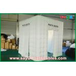 Inflatable Photo Studio 3 Doors White Inflatable Portable Cube Photobooth Tent With 2.5m Size for sale