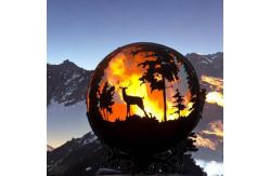 China Corten Steel Rust Assembly Required Yes Sphere Steel Fire Pits supplier
