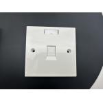 ANSHI British Style Flat 1 port 2 Port Faceplate RJ45 Frame 86*86MM for sale