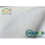 Polyester Non Woven Felt Garments Accessories Pure White 150cm Width for sale