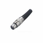 XLR Connector,3 Pins with Nickel Contacts.Rohs. MS-A055N-3P for sale