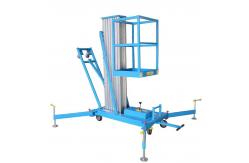 China 120kg Power Elevated Work Platform 12m Vertical Mast Boom Lift supplier