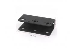 China U Beam Robot Servo Motor Mounting Bracket 2mm Hard Aluminum Plate supplier