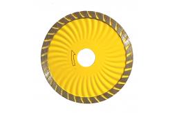 China Turbo Wave Diamond Saw Blade for Granite and Concrete cutting supplier