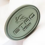 3d Raised Silicone logo  Personalized Printed Custom Business Label