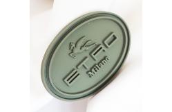 China 3d Raised Silicone logo  Personalized Printed Custom Business Label supplier