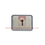 Square Stainless Steel elevator Push Button Switch DC 12-36V Plastic Frame for sale