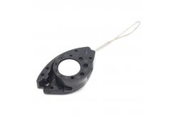 China FTTX Self Adjustable Fiber Drop Wire Clamp For Flat Round Drop Cable supplier