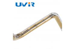 China Customized Special Shape Infrared Heating Tube Lamp Single Element supplier