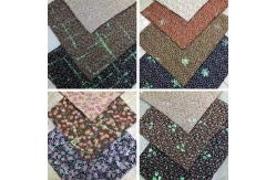 China Floral Chiffon Embroidered Print Sequin Fabric Polyester Glitter supplier