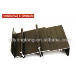Champagne Bronze Electrophoresis Coated Aluminium Snap Frame Profile With Customized Design Drawing