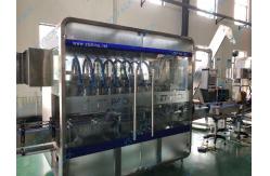 China Servo 500ml Edible Oil Filling Machine 6 Head High Viscosity Piston Filler supplier