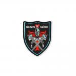 Merrowed Iron On Letter Patch Merrowed Edge For Uniform Clothing for sale