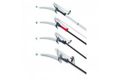 China Effortlessly Trim Branches with Steel Curved Extendable Tree Pruner Telescopic Pole Saw supplier