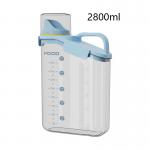 Reusable 2800ML BPA Free Plastic Lunch Containers for sale
