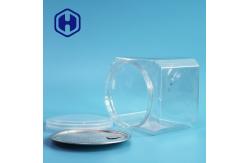 China 610ml Square Dry Fruits Grain PET Can With Aluminum Lid supplier