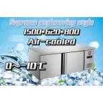 Wear Proof Double Door Undercounter Freezer Thermal Insulation Eco Friendly for sale