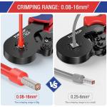 Ergonomic Wire Ferrule Kit With Crimper Portable Anticorrosive