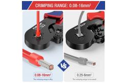 China Ergonomic Wire Ferrule Kit With Crimper Portable Anticorrosive supplier