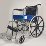 Essential Folding Steel Wheelchair Seat Height 50cm For Disabled for sale