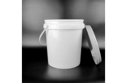 China 14L Polypropylene Empty Fertilizer Bucket Plastic Beach Bucket Stackable supplier