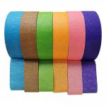 Free Sample Single Sided Rubber Residue Free Multicolor Masking Tape for sale