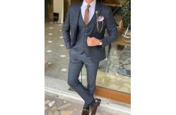 China 45% Wool Blue Tuxedo Suit supplier