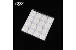 China Customizable Removable Dot Stickers Double Sided Die Cuts WGO No Residue Washable supplier