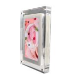 Advertising Player Transparent Acrylic Digital Photo Frame 4 5 7 10 Inch for sale