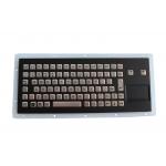 IP67 PS2 Industrial Keyboard With Touchpad Black Titanium for sale