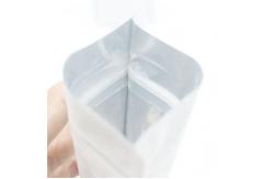 China ziplockk Mylar White Kraft Stand Up Pouch Compostable Non Toxic MOPP supplier