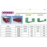 In line with international standards of second-hand 20gp steel dry containers for sale