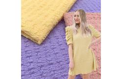 China Breathable Spandex Polyester Knit Crinkle Bubble Fabric Jersey supplier