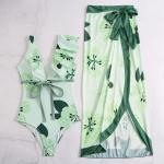 Stay Fashionable at the Beach with Striped Ruched Swimming Suits Bikini for sale